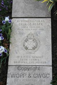 Boulogne Eastern Cemetery - Black, George