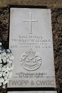 Boulogne Eastern Cemetery - Blakeman, Thomas Percival