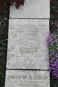 Boulogne Eastern Cemetery - Bland, George Edward