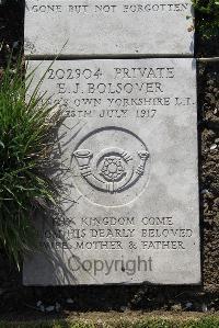 Boulogne Eastern Cemetery - Bolsover, Edwin James