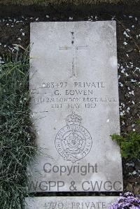 Boulogne Eastern Cemetery - Bowen, G