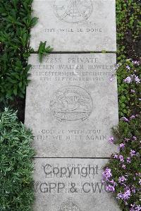 Boulogne Eastern Cemetery - Bowler, Reuben Walter