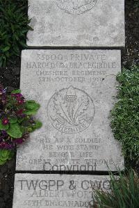 Boulogne Eastern Cemetery - Bracegirdle, Harold