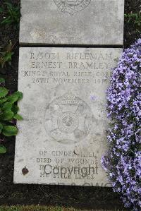 Boulogne Eastern Cemetery - Bramley, Ernest