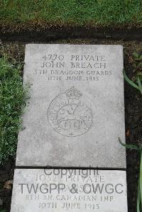 Boulogne Eastern Cemetery - Breach, John