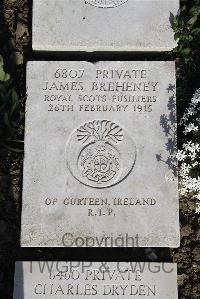 Boulogne Eastern Cemetery - Breheney, James