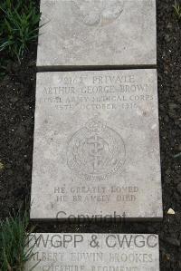 Boulogne Eastern Cemetery - Brown, Arthur George