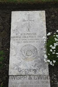 Boulogne Eastern Cemetery - Brown, George Ablewhite