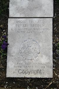 Boulogne Eastern Cemetery - Bryden, Peter