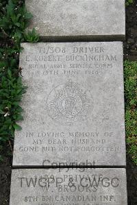 Boulogne Eastern Cemetery - Buckingham, Ernest Robert