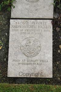 Boulogne Eastern Cemetery - Buckley, Joseph Mitchell