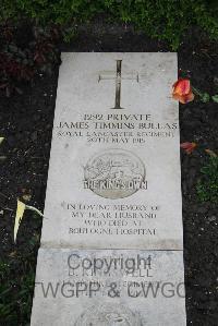 Boulogne Eastern Cemetery - Bullas, James Timmins