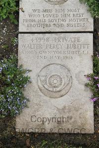 Boulogne Eastern Cemetery - Burfitt, Walter Percy