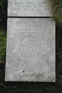 Boulogne Eastern Cemetery - Burke, Thomas James