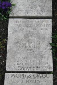 Boulogne Eastern Cemetery - Burnett, Edgar James