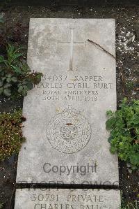 Boulogne Eastern Cemetery - Burt, Charles Cyril