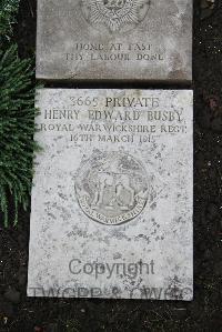 Boulogne Eastern Cemetery - Busby, Henry Edward