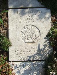 Boulogne Eastern Cemetery - Cryer, Charles Joseph