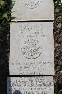 Boulogne Eastern Cemetery - Cain, Henry