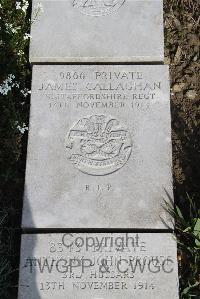 Boulogne Eastern Cemetery - Callaghan, James