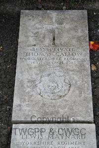 Boulogne Eastern Cemetery - Callow, Thomas