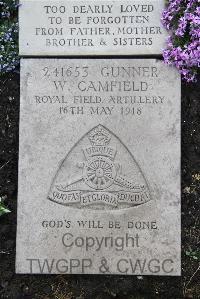 Boulogne Eastern Cemetery - Camfield, W