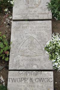 Boulogne Eastern Cemetery - Campbell, John Brettell