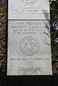 Boulogne Eastern Cemetery - Candlish, Andrew