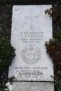 Boulogne Eastern Cemetery - Cannon, Charles James