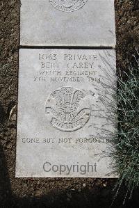 Boulogne Eastern Cemetery - Carey, Bert