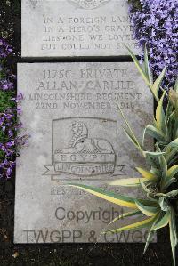 Boulogne Eastern Cemetery - Carlile, Allan