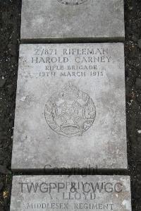 Boulogne Eastern Cemetery - Carney, Harold