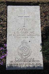 Boulogne Eastern Cemetery - Carr, Leslie George