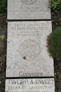 Boulogne Eastern Cemetery - Carruthers, William