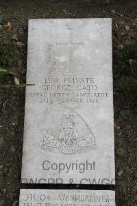 Boulogne Eastern Cemetery - Cato, George