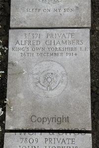 Boulogne Eastern Cemetery - Chambers, Alfred