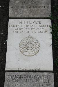 Boulogne Eastern Cemetery - Chandler, James Thomas