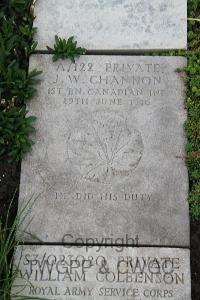 Boulogne Eastern Cemetery - Channon, John William