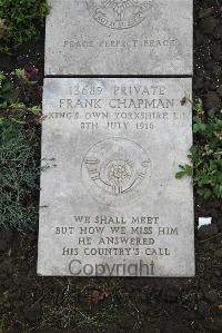 Boulogne Eastern Cemetery - Chapman, Frank