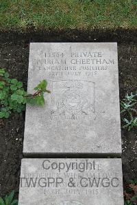 Boulogne Eastern Cemetery - Cheetham, Ephraim