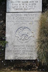 Boulogne Eastern Cemetery - Cheetham, Ferdinand L.