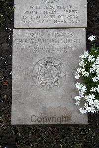 Boulogne Eastern Cemetery - Christie, Thomas William