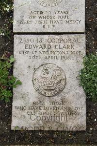 Boulogne Eastern Cemetery - Clark, Edward