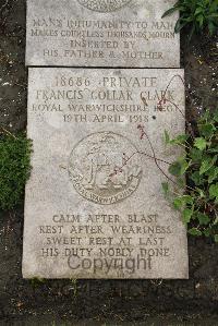 Boulogne Eastern Cemetery - Clark, Francis Gollar