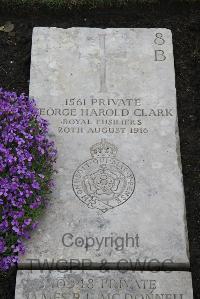 Boulogne Eastern Cemetery - Clark, George Harold