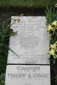 Boulogne Eastern Cemetery - Clarke, Walter Benjamin