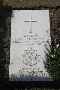 Boulogne Eastern Cemetery - Clarkson, Leslie Cecil Bentinck