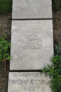 Boulogne Eastern Cemetery - Clegg, Edwin