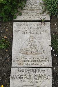 Boulogne Eastern Cemetery - Cliff, Percy