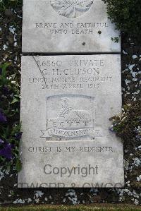 Boulogne Eastern Cemetery - Clipson, George Herbert